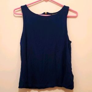 Blue tank style blouse